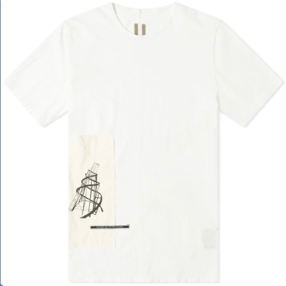 RICK OWENS DRKSHDW PATCHED LEVEL TEE